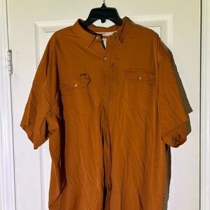 Men's Poncho XXL Regular Button-Up Shirt